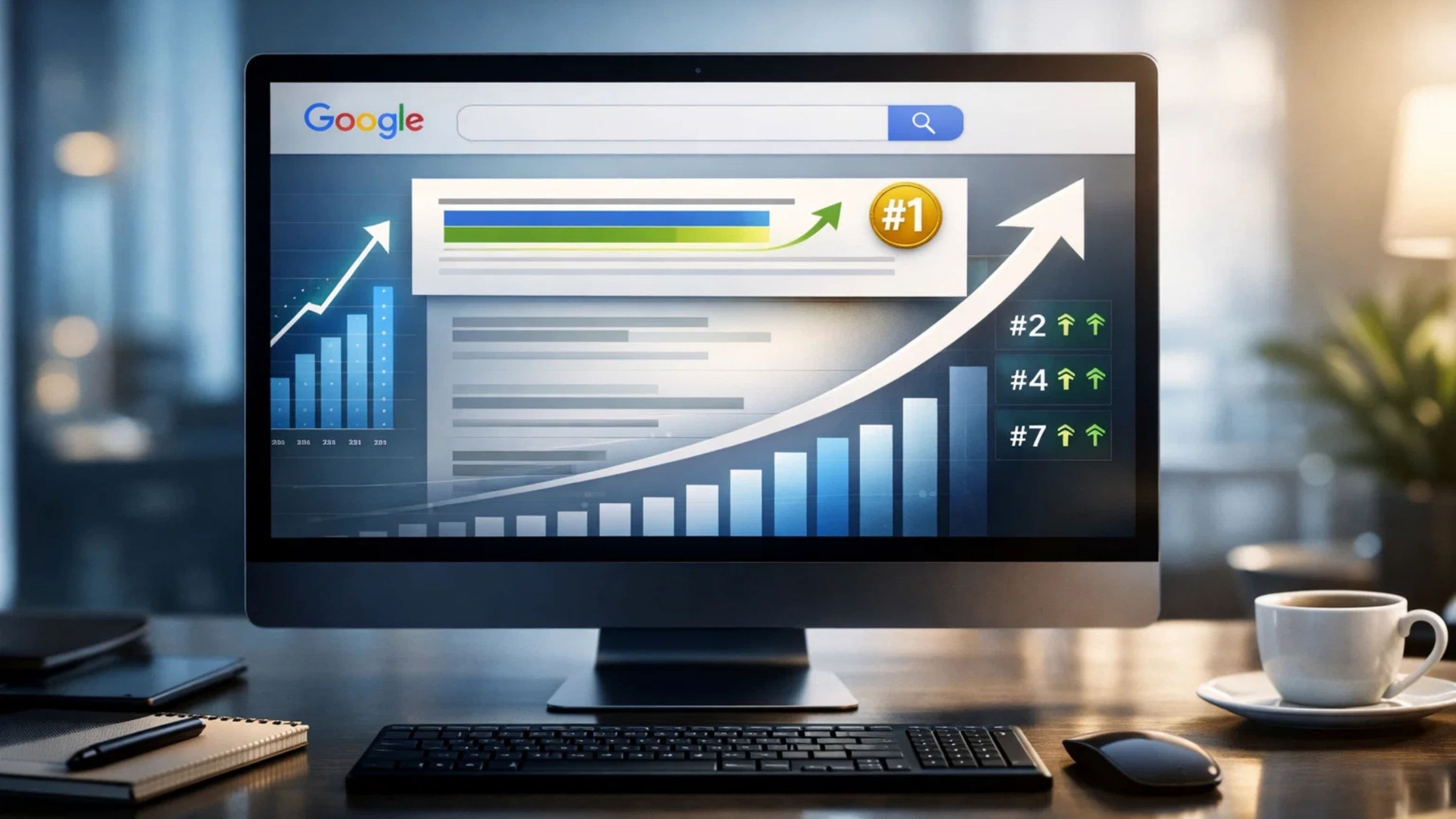 Bisasoft SEO yönetimi hizmeti — Google organik arama optimizasyonu İzmir