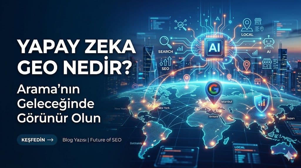 Yapay Zeka GEO Nedir? Arama'nın Geleceğinde Görünür Olun
